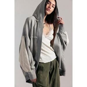We The Free Forever Yours Oversized Cardi in Gray, XS
